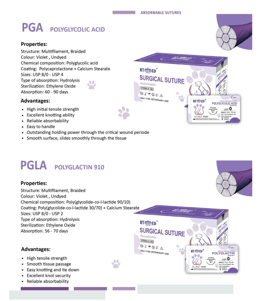 Veterinary Absorbable Sutures